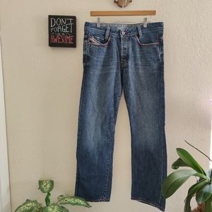 Diesel 💙 Murran Button‎ Fly Straight Jeans Designe